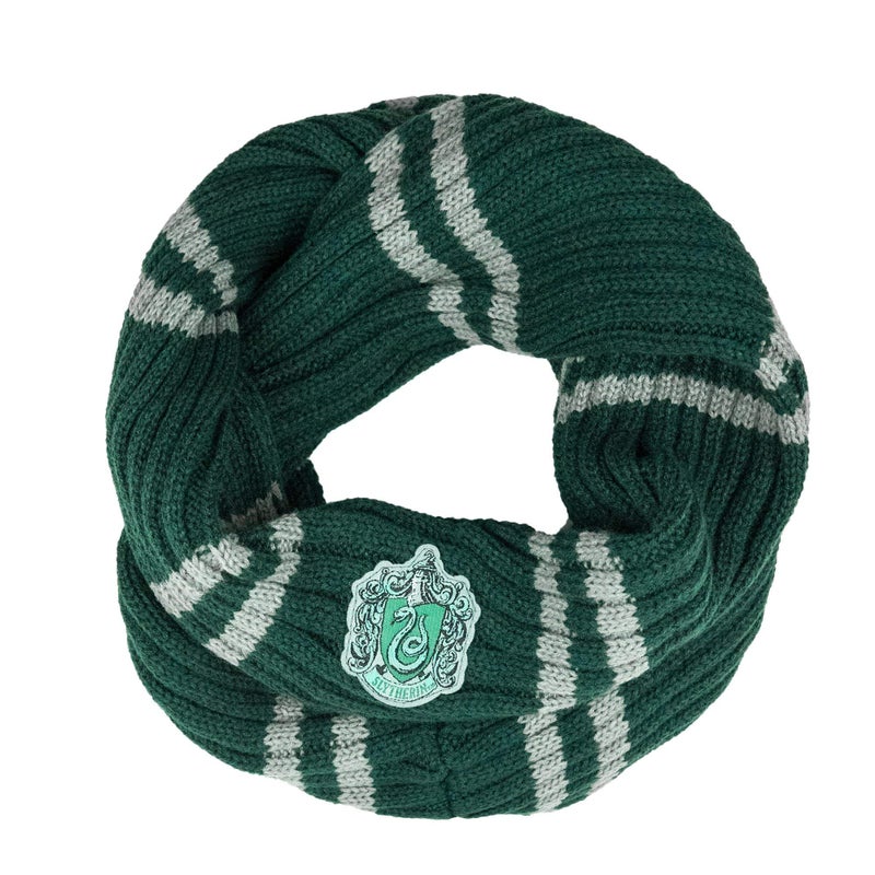 Cinereplicas Harry Potter Scarf - Infinity - Official - Slytherin - Ultra Soft Knitted Fabric - Image 1